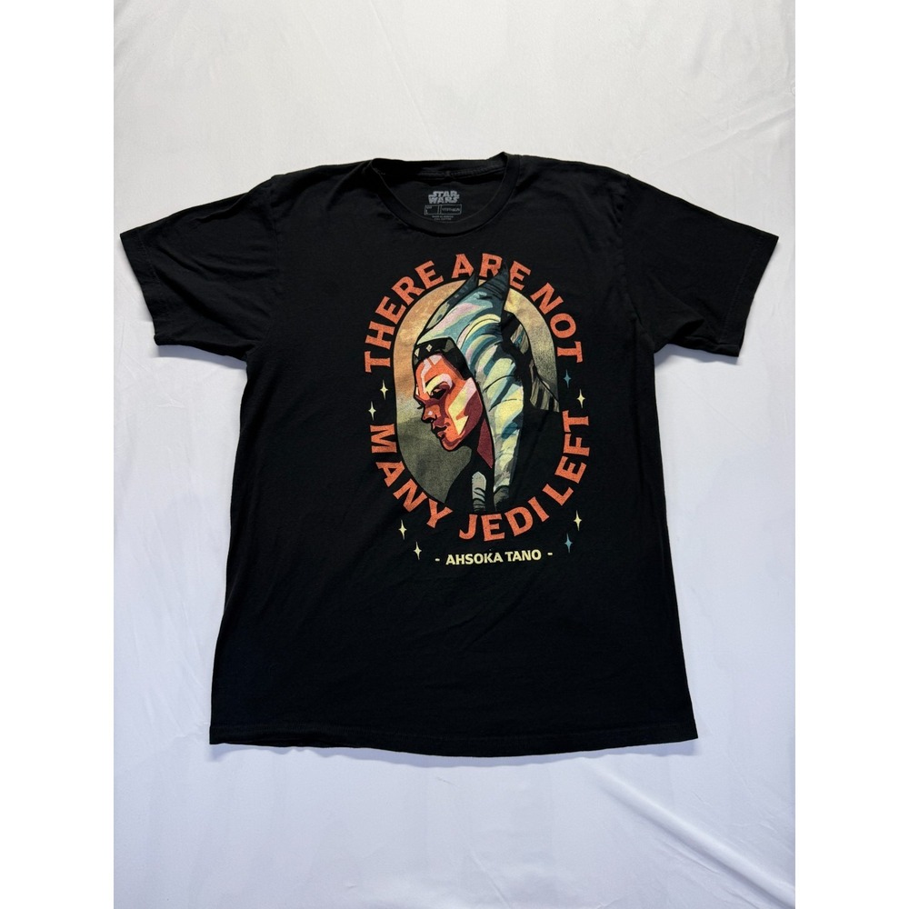 Fifth Sun Star Wars T Shirt Men L Black Ahsoka Tano There Are Not Many Jedi Left